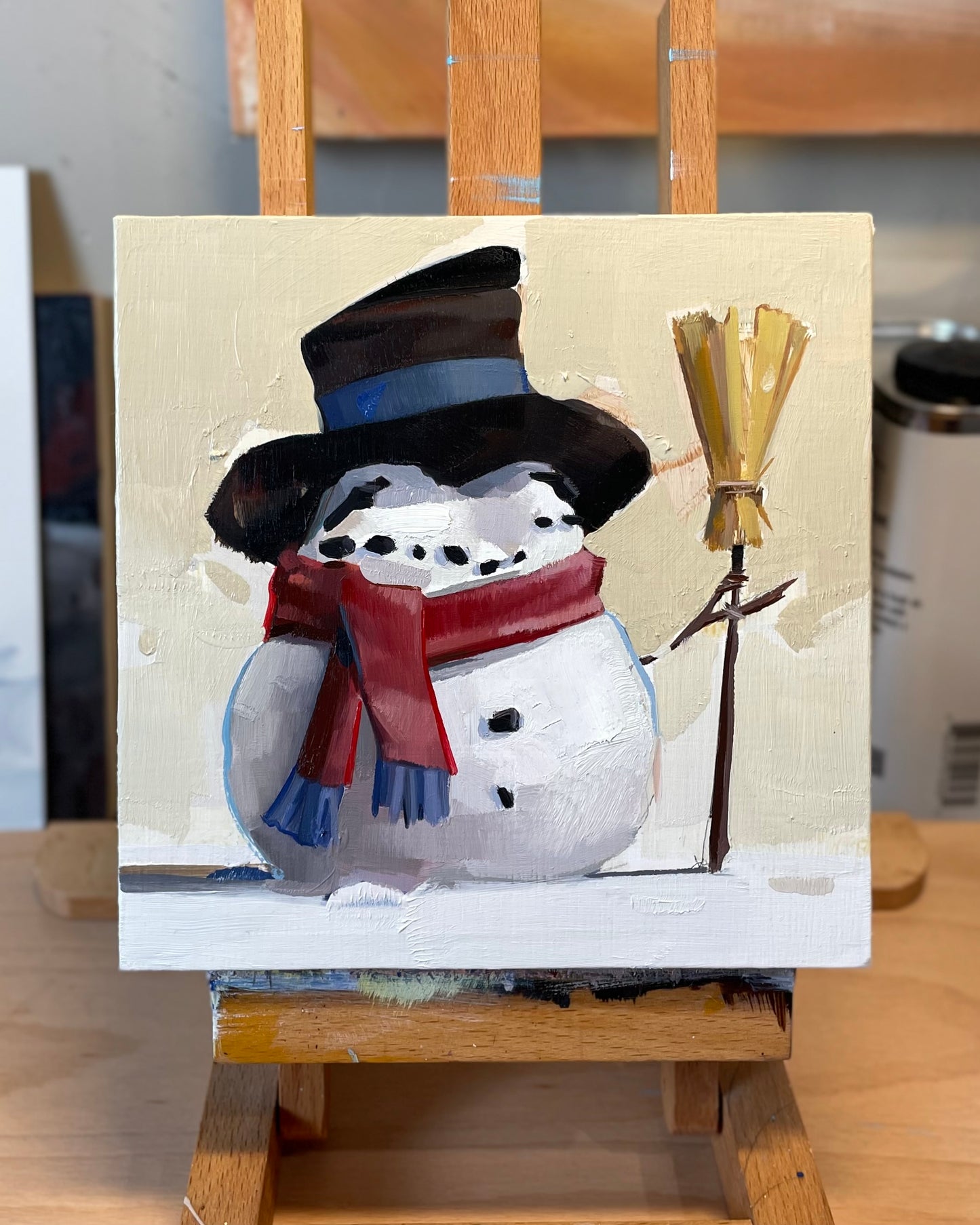 “Frogsty” Original Oil Painting