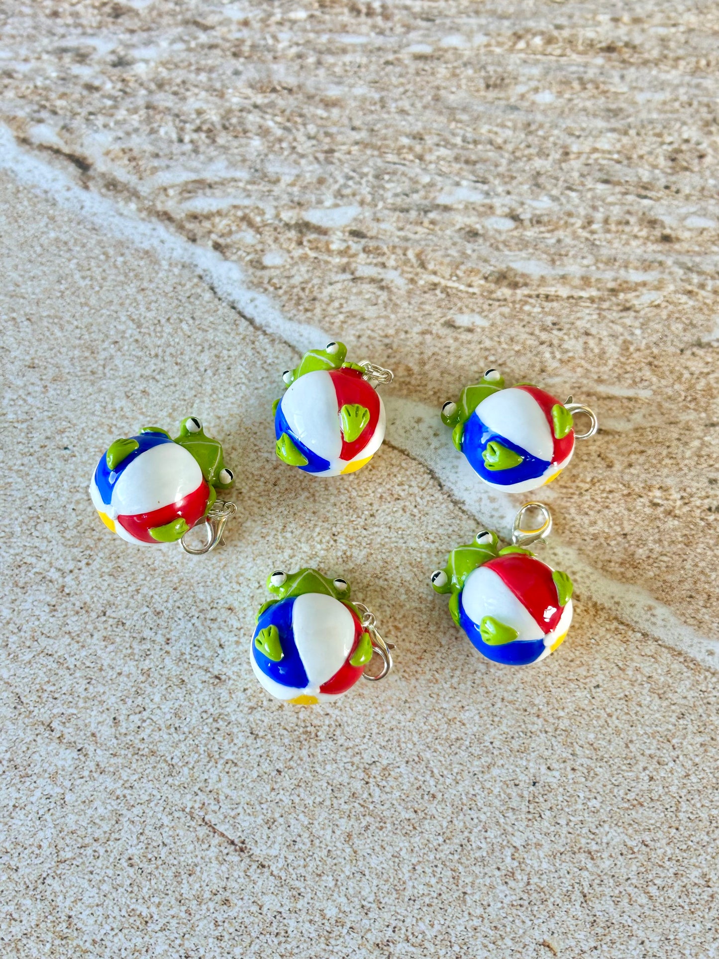 "Let's Bounce" - Handmade Clay Charm