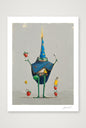 Phloomp, Amateur Wizard — 30×40cm, 12×16" Print only