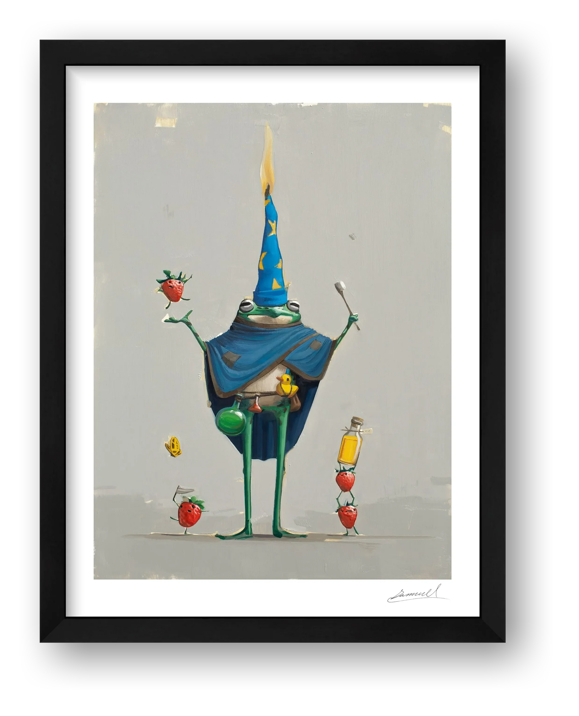 Phloomp, Amateur Wizard — framed