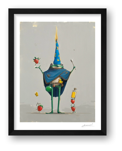 Phloomp, Amateur Wizard — framed