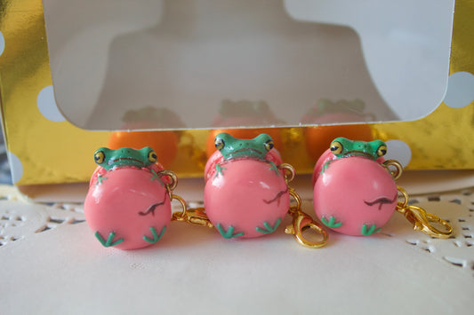 "Stuck" - Handmade clay charm