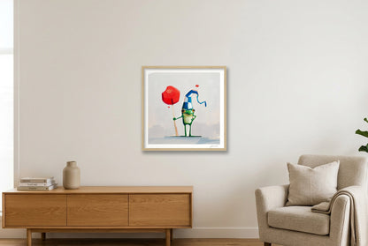 Squidge — 50×50cm, 20×20" Oak Frame