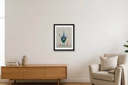 Phloomp, Amateur Wizard — 30×40cm, 12×16" Black Frame