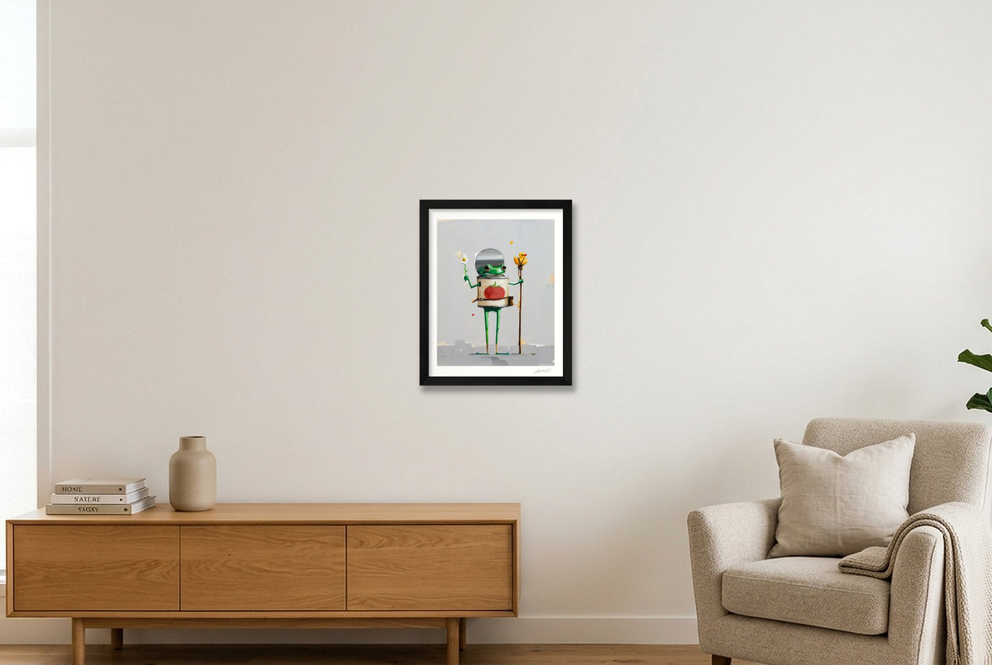 Flibs and Steve — 28×35cm, 11×14" Black Frame