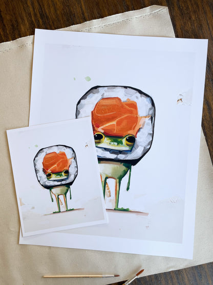 “Ribbit Roll” fine art print