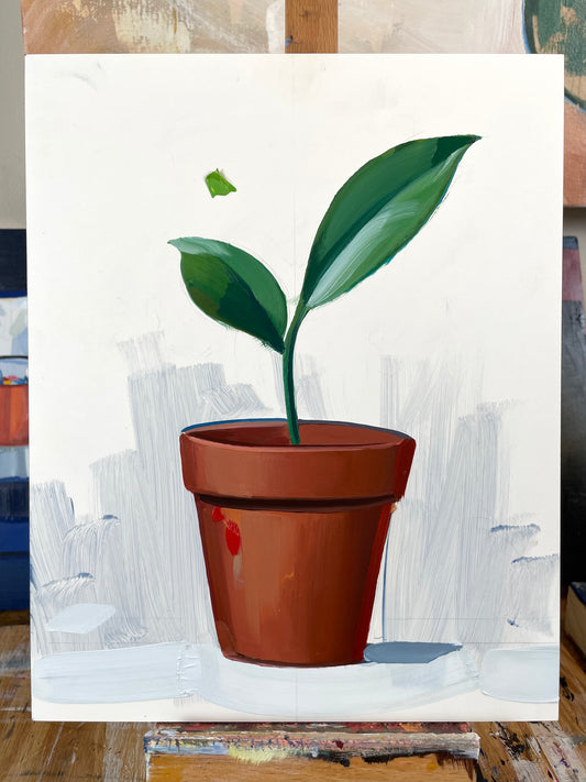 “The Plant” Original Oil Painting