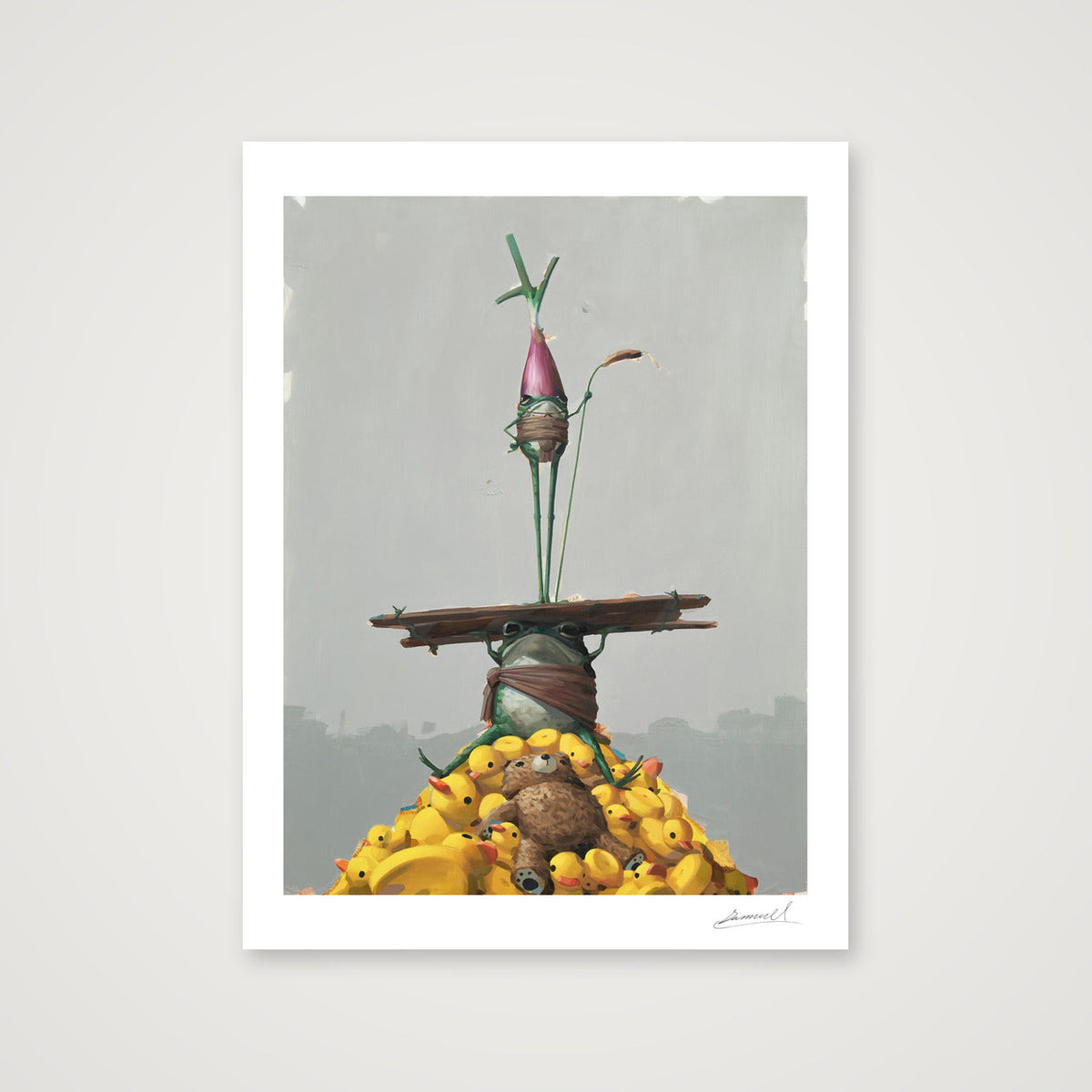 Pim and Popple, Protectors of the Stash — 30×40cm, 12×16" Print only