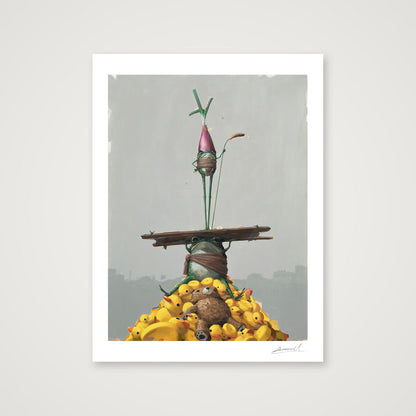 Pim and Popple, Protectors of the Stash — 30×40cm, 12×16" Print only