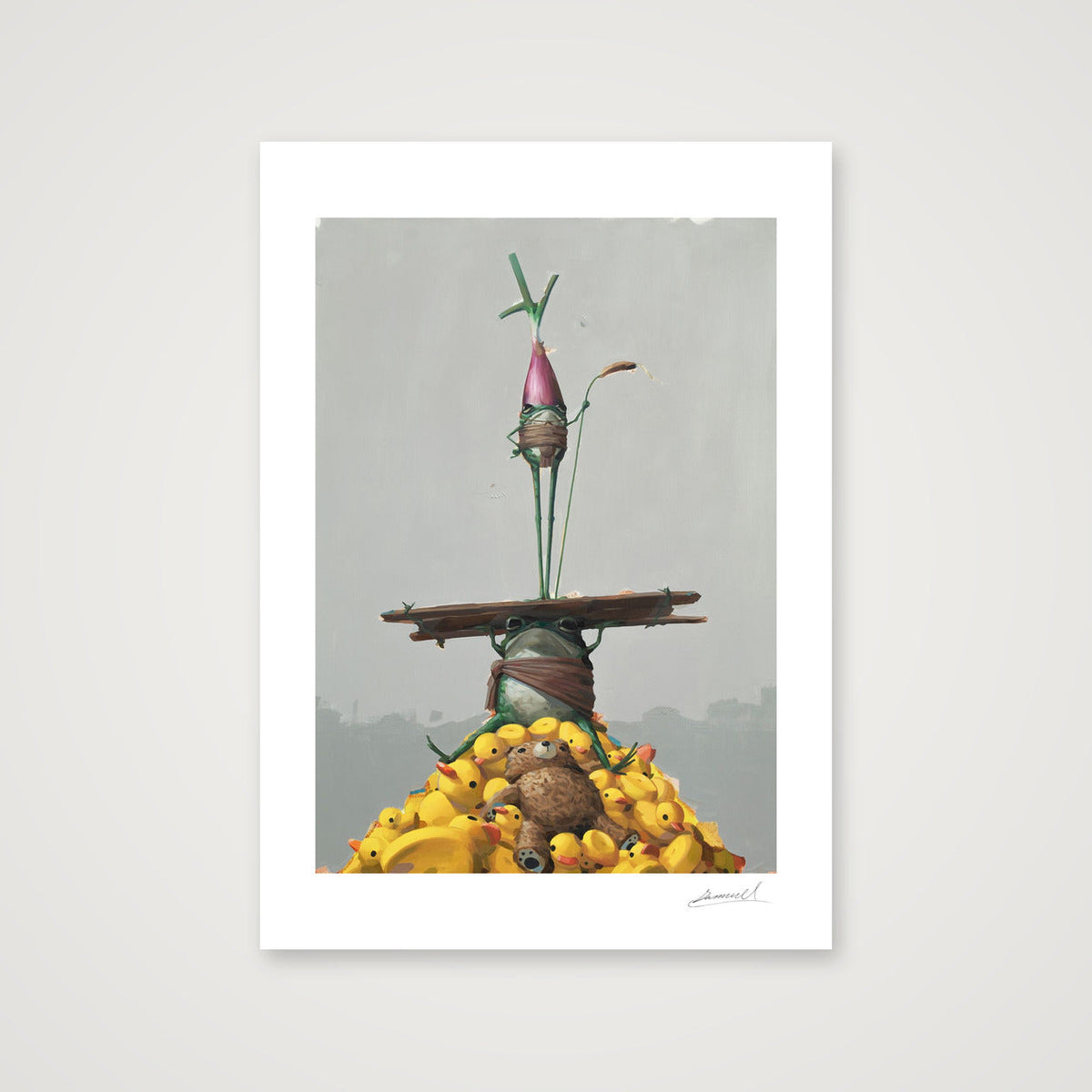 Pim and Popple, Protectors of the Stash — A4 (21×30cm, 8×12") Print only