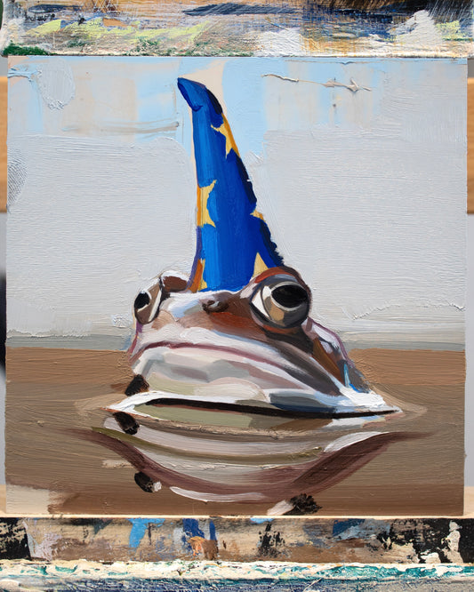 “Frog of the Lake” Original Oil Painting