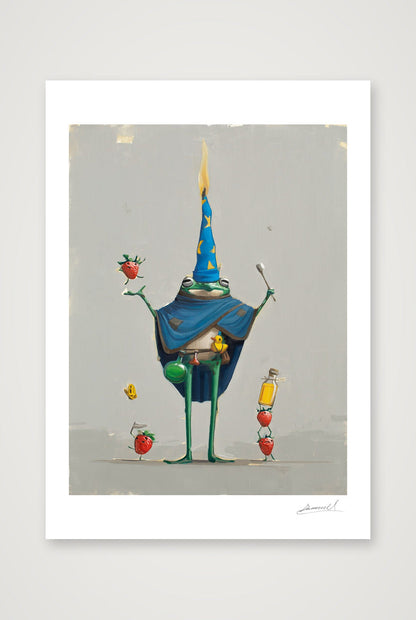 Phloomp, Amateur Wizard — A4 (21×30cm, 8×12") Print only