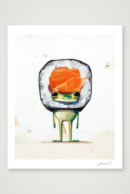 Ribbit Roll — 20×25cm, 8×10" Print only