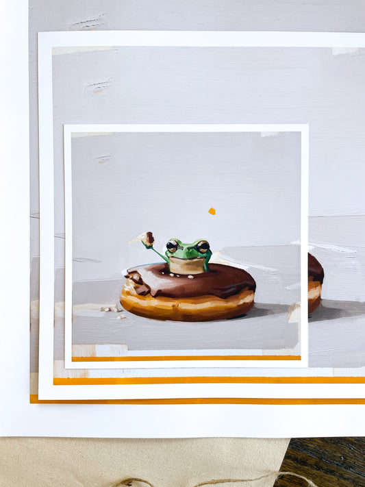 “Donut Thief” fine art print