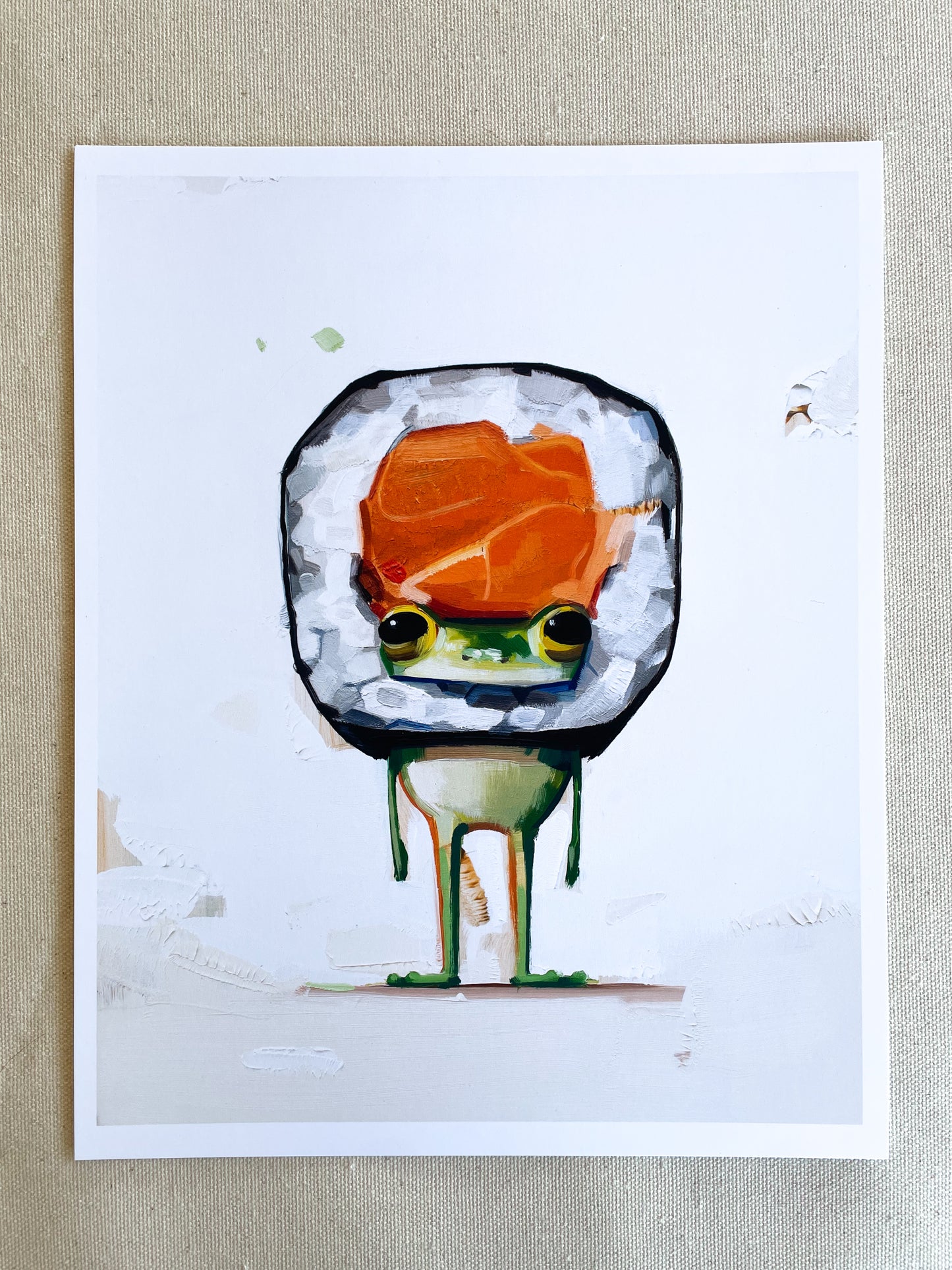 “Ribbit Roll” fine art print