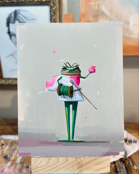 “Tulip and Susan” - Original Oil Painting