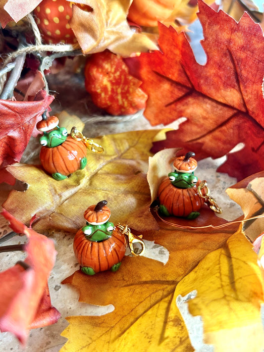 "Fall Harvest"-  handmade clay charms