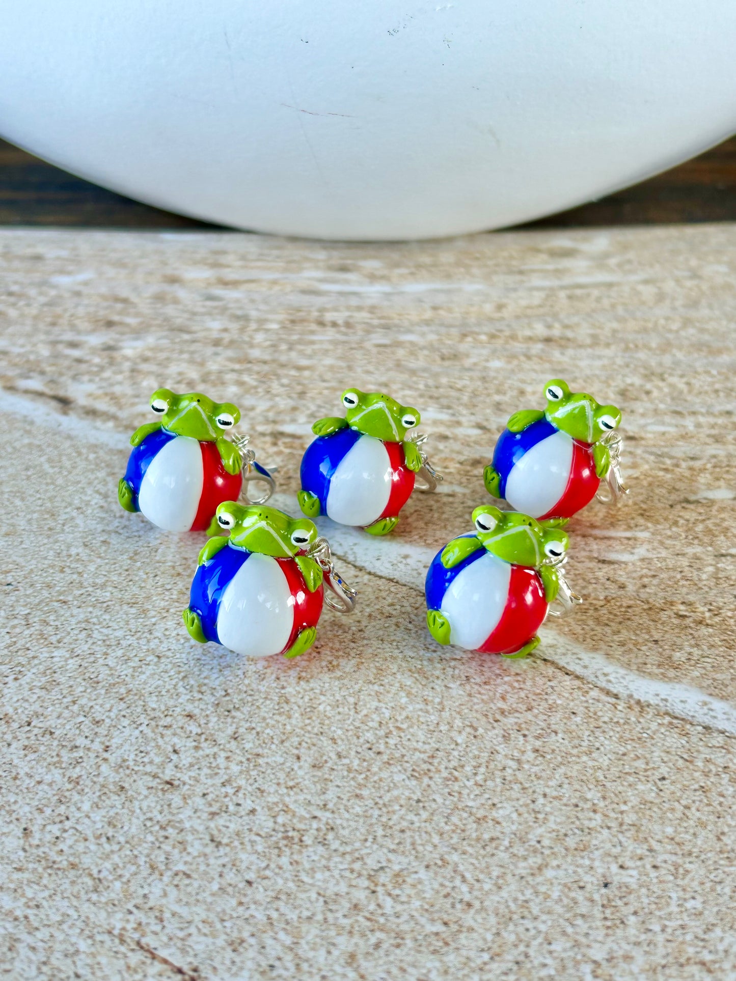 "Let's Bounce" - Handmade Clay Charm