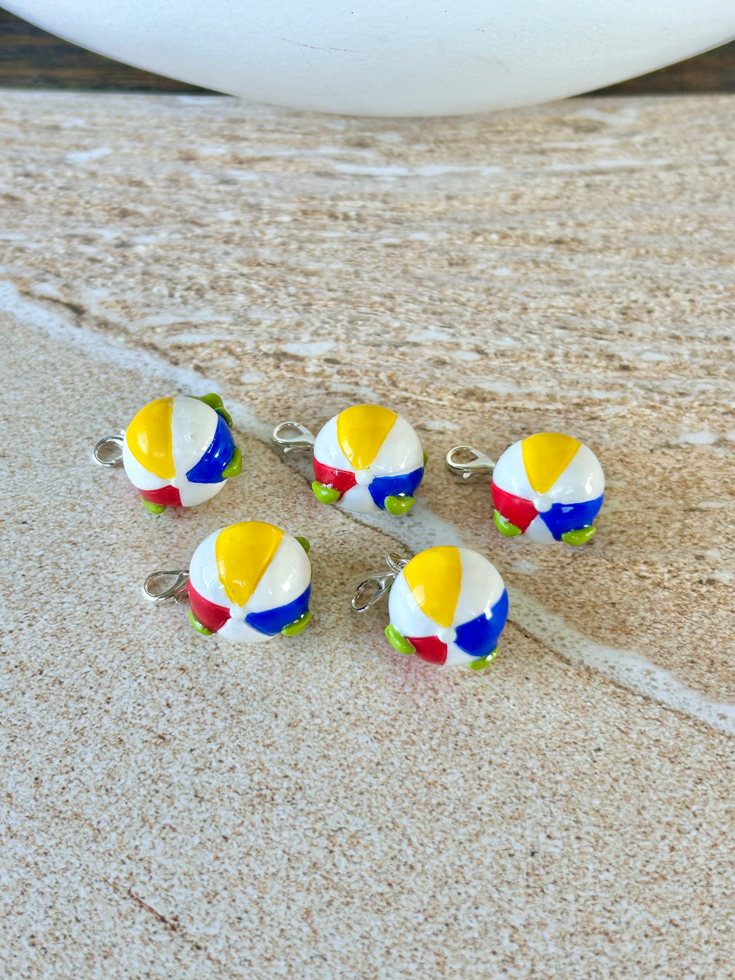 "Let's Bounce" - Handmade Clay Charm
