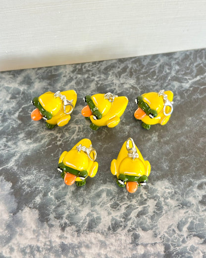 "Quackbert" - Handmade Clay Charm
