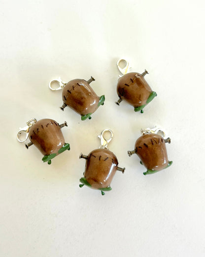 "Frakenpotatoad"- Handmade clay charm