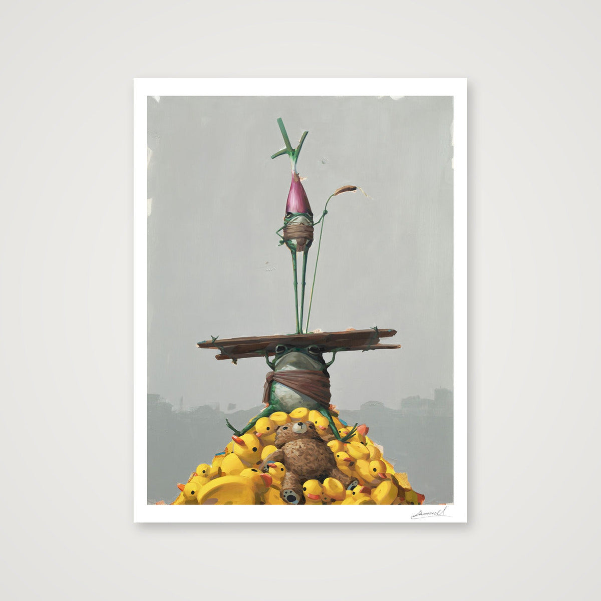 Pim and Popple, Protectors of the Stash — 60×80cm, 24×31" Print only