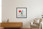 Squidge — 50×50cm, 20×20" Black Frame