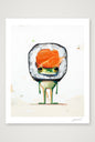 Ribbit Roll — 40×50cm, 16×20" Print only