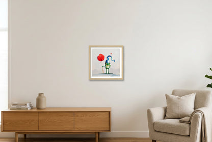 Squidge — 30×30cm, 12×12" Oak Frame